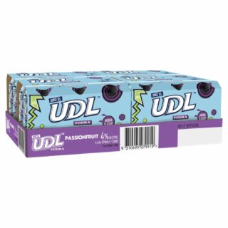 UDL Vodka & Passionfruit 375ml Can 24 Pack