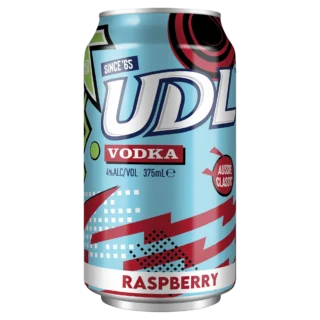 UDL Vodka & Raspberry 375ml Can 24 Pack