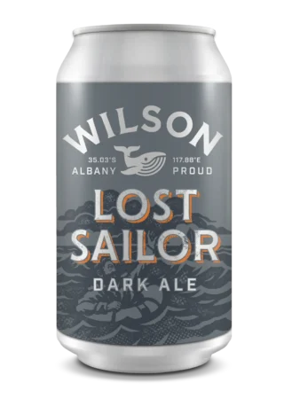 Wilson Lost Sailor Dark Ale 5.3% 375ml Can 16 Pack
