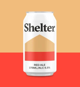 Shelter Red Ale 5.5% 375ml Can 16 Pack