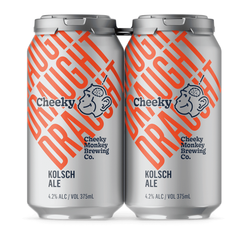 Cheeky Monkey Draught 4.2% 375ml Can 24 Pack