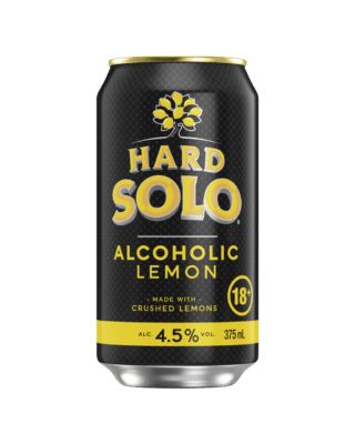 Hard Solo Alcoholic Lemon 375ml Can 10 Pack