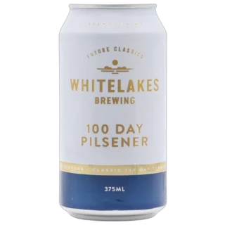 Whitelakes 100 Day Pilsener 5.0% 375ml Can 24 Pack