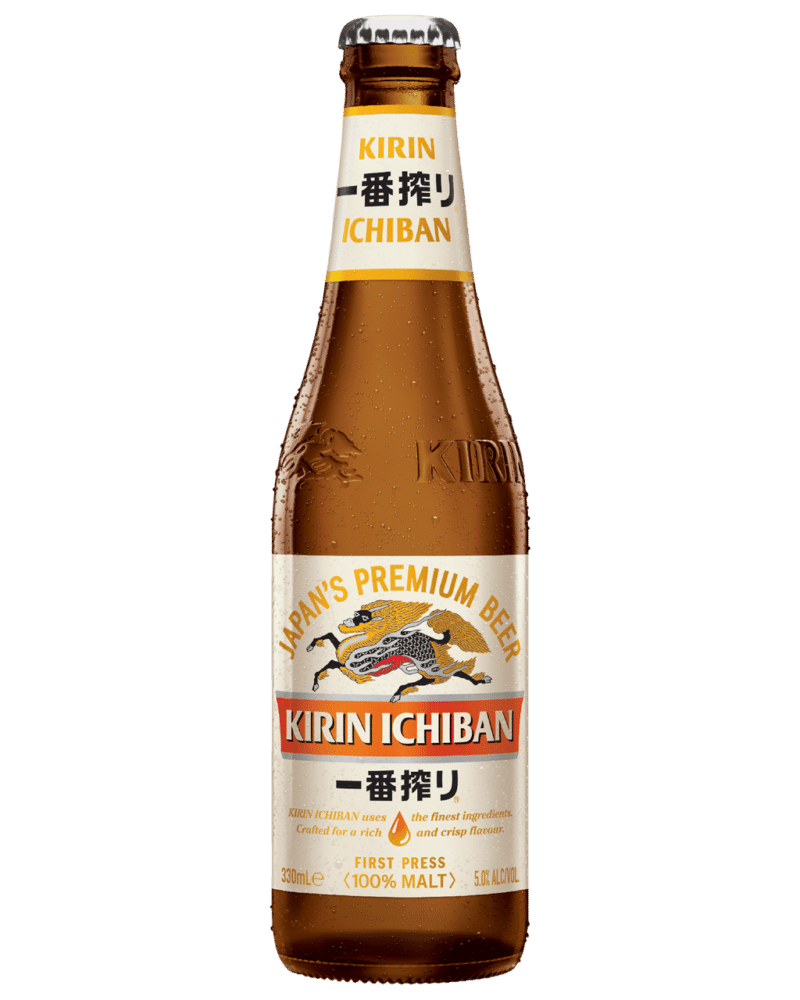 Kirin Ichiban 5% 330ml Bottle 24 Pack