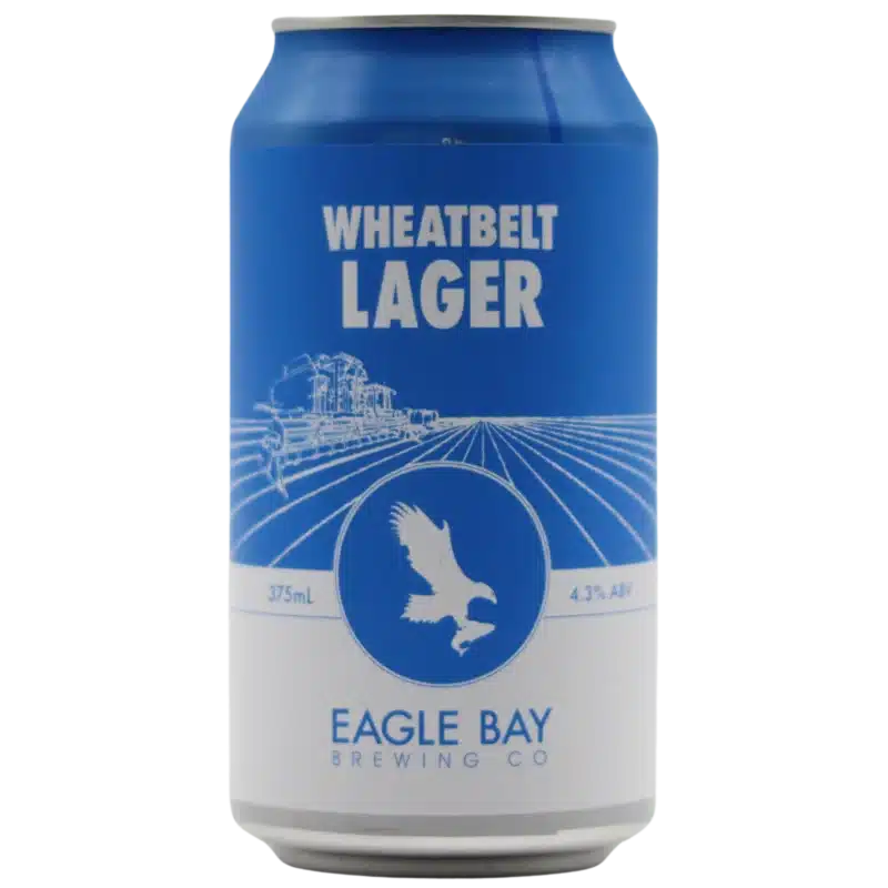 Eagle Bay Wheatbelt Lager 4.3% 375ml Can 16 Pack