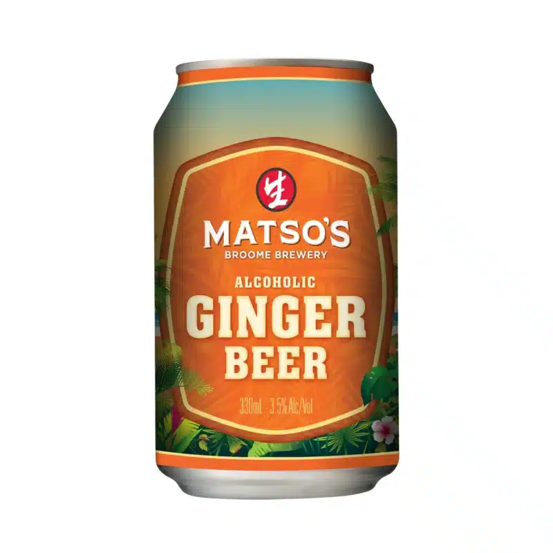 Matsos Ginger Beer 330ml Can 24 Pack