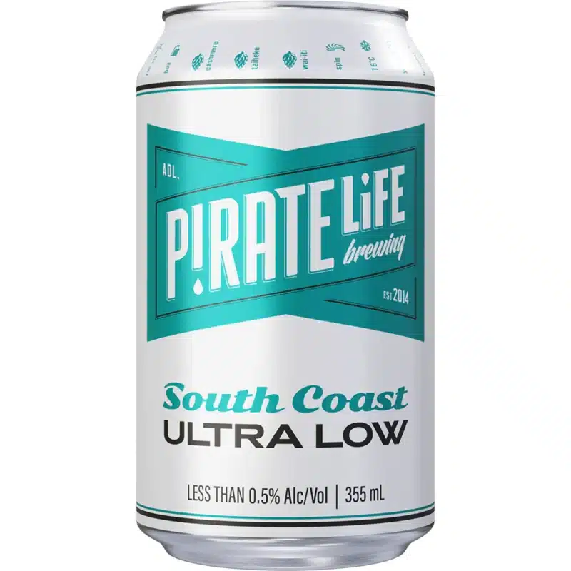 Pirate Life South Coast Pale Ale Ultra Low <0.5% 355ml Can 16 Pack