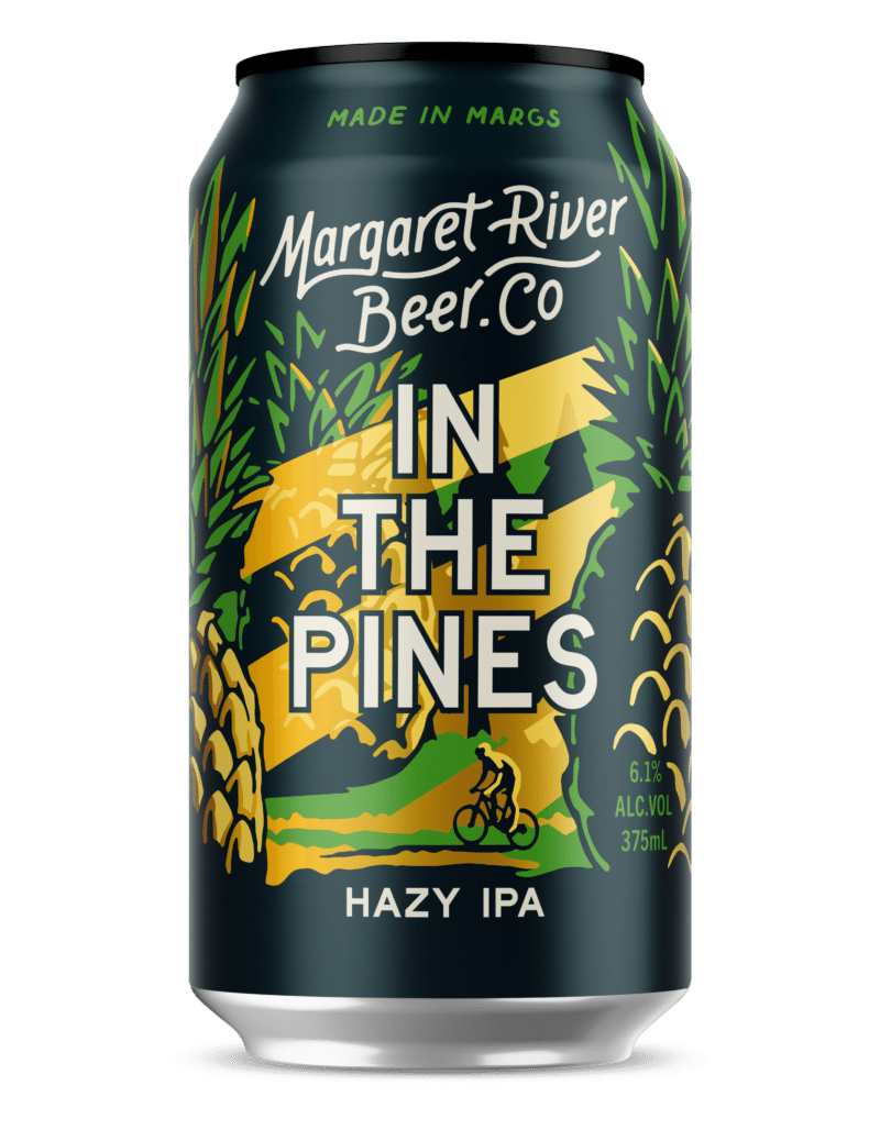 Margaret River Beer Co In The Pines Hazy IPA 6.1% 375ml Can 16 Pack