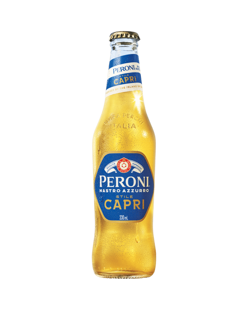 Peroni Nastro Azzurro Stile Capri 4.2% 330ml Bottle 24 Pack