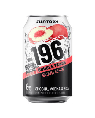 Suntory -196 Double Peach 330ml Can 10 Pack
