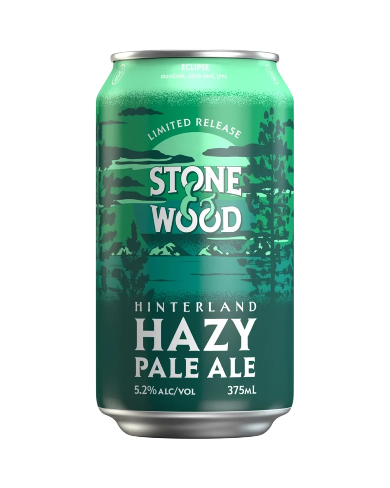 Stone & Wood Hinterland Hazy Pale Ale 5.2% 375ml Can 16 Pack