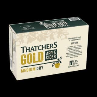 Thatcher's Gold Cider 375ml Can 24 Pack