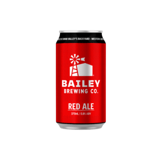 Bailey Brewing Co. Red Ale 5.8% 375ml Can 24 Pack