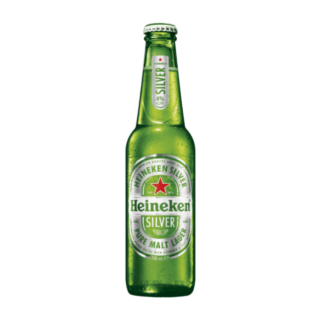 Heineken Silver 4.0% 330ml Bottle 24 Pack