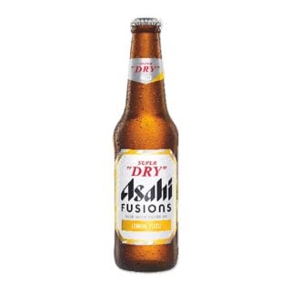 Asahi Super Dry Fusions Lemon Yuzu 4.0% 330ml Bottle 24 Pack