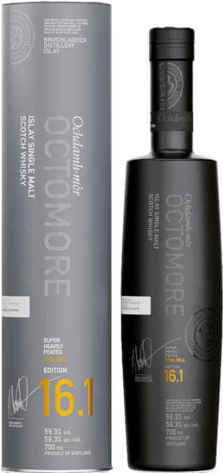 Bruichladdich Octomore 16.1 Super Heavily Peated Single Malt Scotch Whisky 700ml