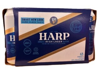 Harp Irish Lager 4.0% 440ml Can 12 Pack Harp Irish Lager 4.0% 440ml Can 12 Pack