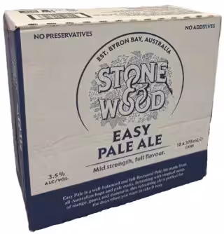 Stone & Wood Easy Pale Ale 3.5% 375ml Can 16 Pack