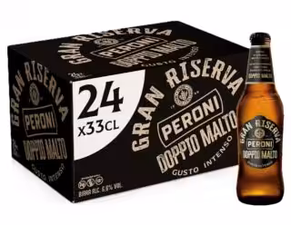 Peroni Gran Riserva Doppio Malto 6.6% 330ml Bottle 24 Pack