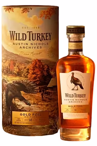 Wild Turkey 16 Year Old Austin Nichols Archives Gold Foil Edition 750ml