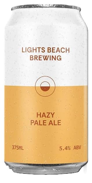 Lights Beach Brewing Hazy Pale Ale 5.4% 375ml Can 16 Pack