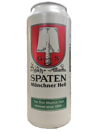 Spaten Munchner Hell 5.2% 500ml Can 24 Pack Spaten Munchner Hell 5.2% 500ml Can 24 Pack