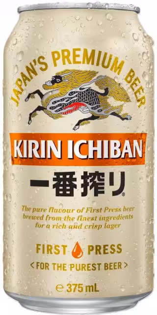 Kirin Ichiban 5% 375ml Can 16 Pack
