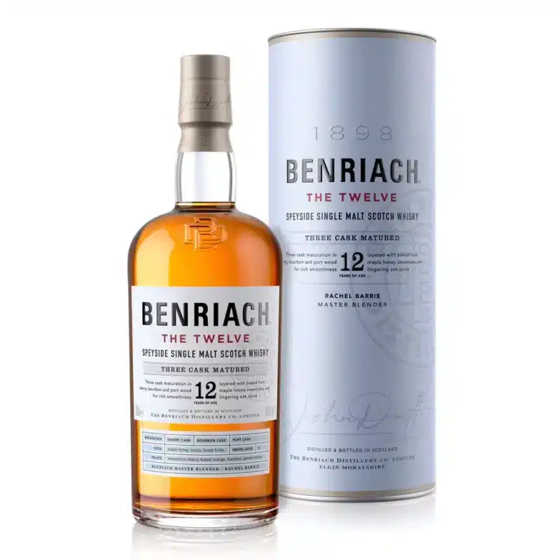 Benriach The Twelve 12 Year Old Speyside Single Malt Scotch Whisky 700ml