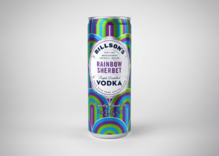 Billson's Vodka Rainbow Sherbet 355ml Can 24 Pack