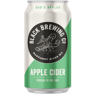 Black Brewing Apple Cider 375ml Can 16 Pack