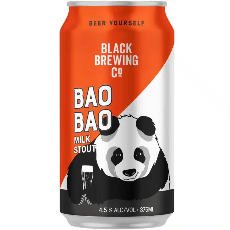 Black Brewing Bao Bao Milk Stout 4.5% 375ml Can 16 Pack