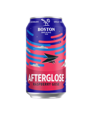 Boston Brewing Co. Afterglose Raspberry Gose 4.5% 375ml Can 24 Pack