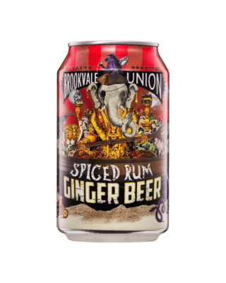 Brookvale Union Spiced Rum Ginger Beer 330ml Can 24 Pack