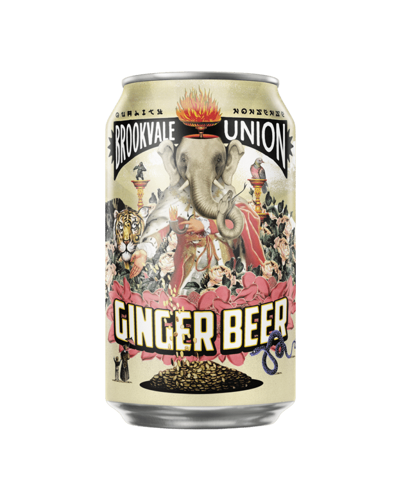 Brookvale Union Ginger Beer 330ml Can 24 Pack