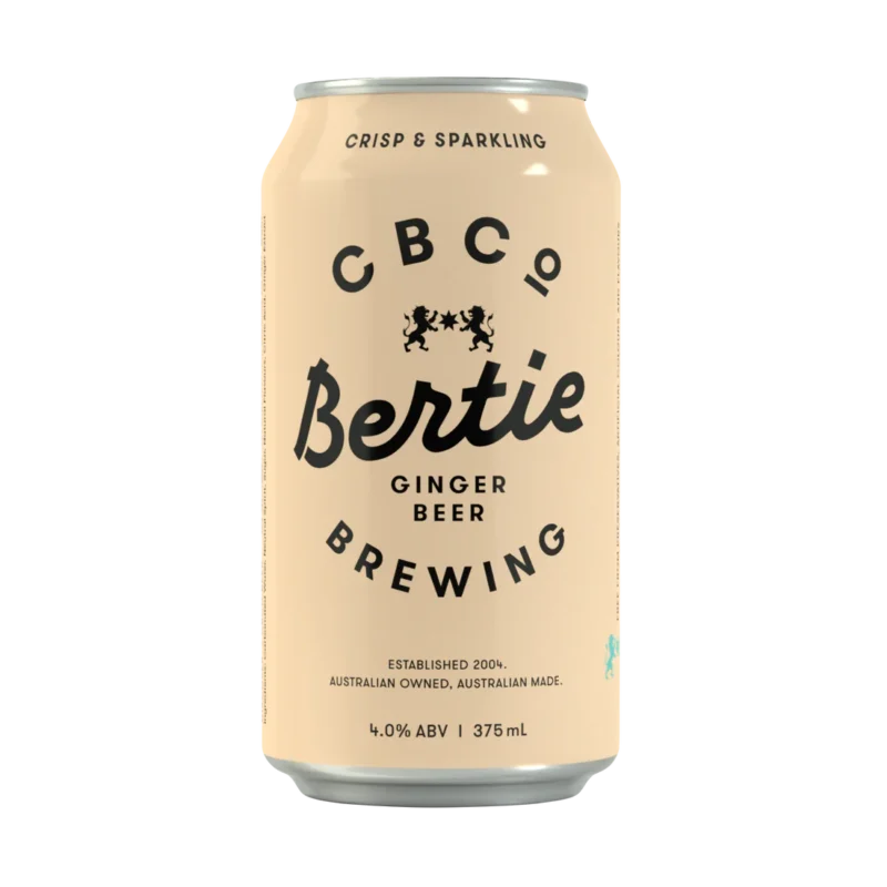 CBCo Bertie Ginger 4.0% 375ml Can 16 Pack