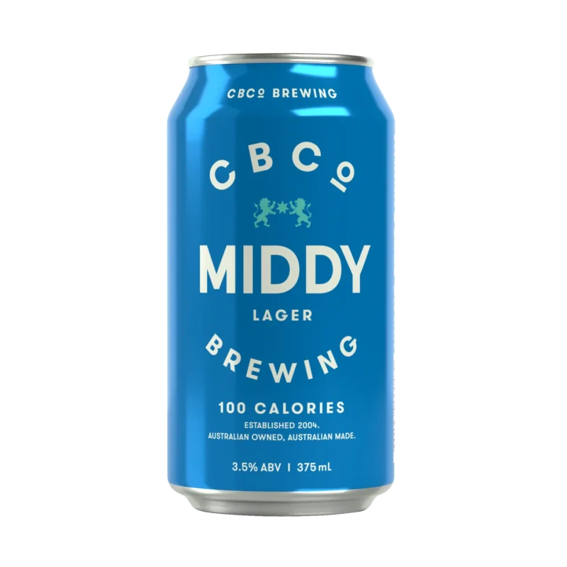 CBCo Middy Lager 3.5% 375ml Can 24 Pack