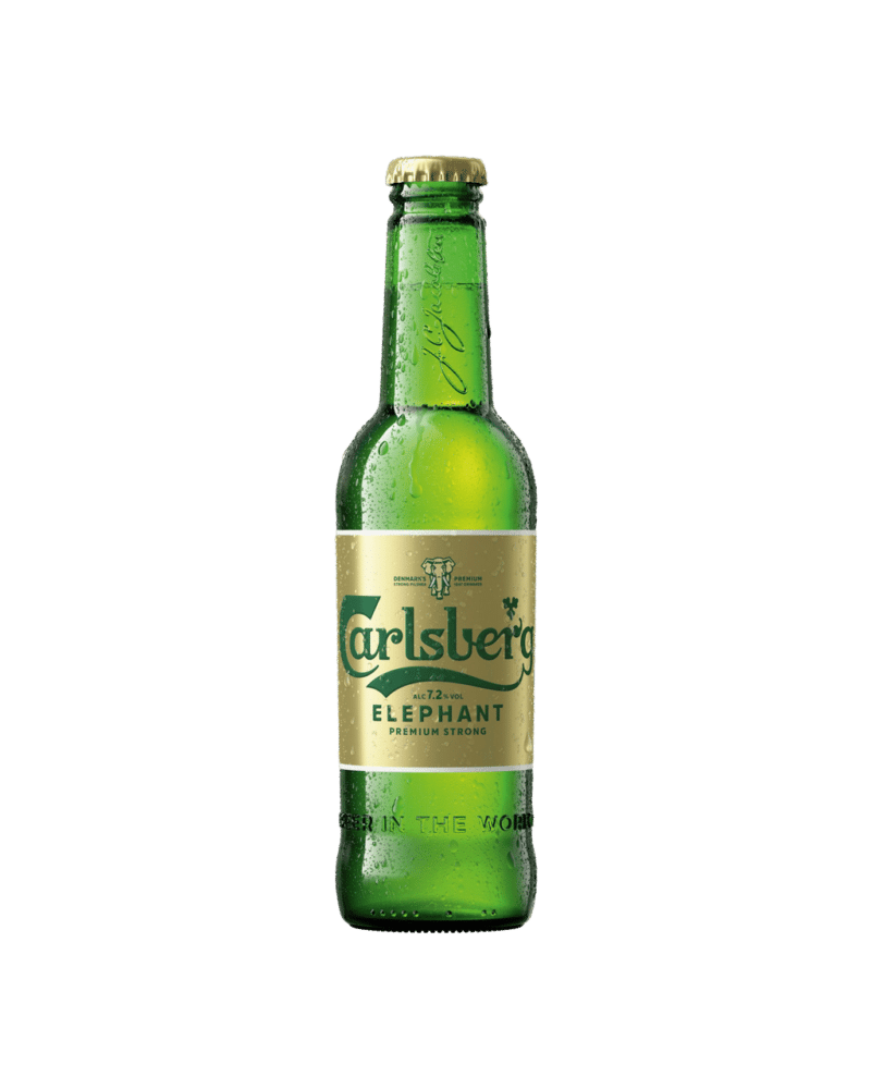 Carlsberg Elephant Lager 7.2% 330ml Bottle 24 Pack