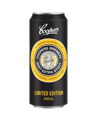 Coopers Best Extra Stout 6.3% 440ml Can 24 Pack