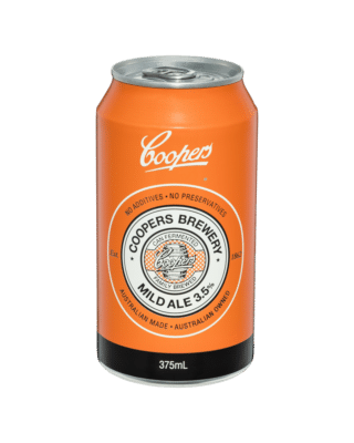 Coopers Mild Ale 3.5% 375ml Can 24 Pack