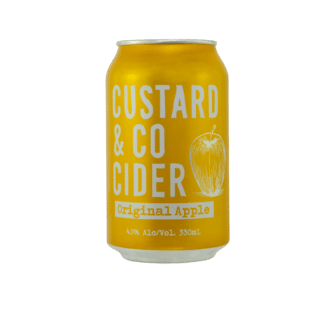 Custard & Co Original Apple Cider 330ml Can 24 Pack