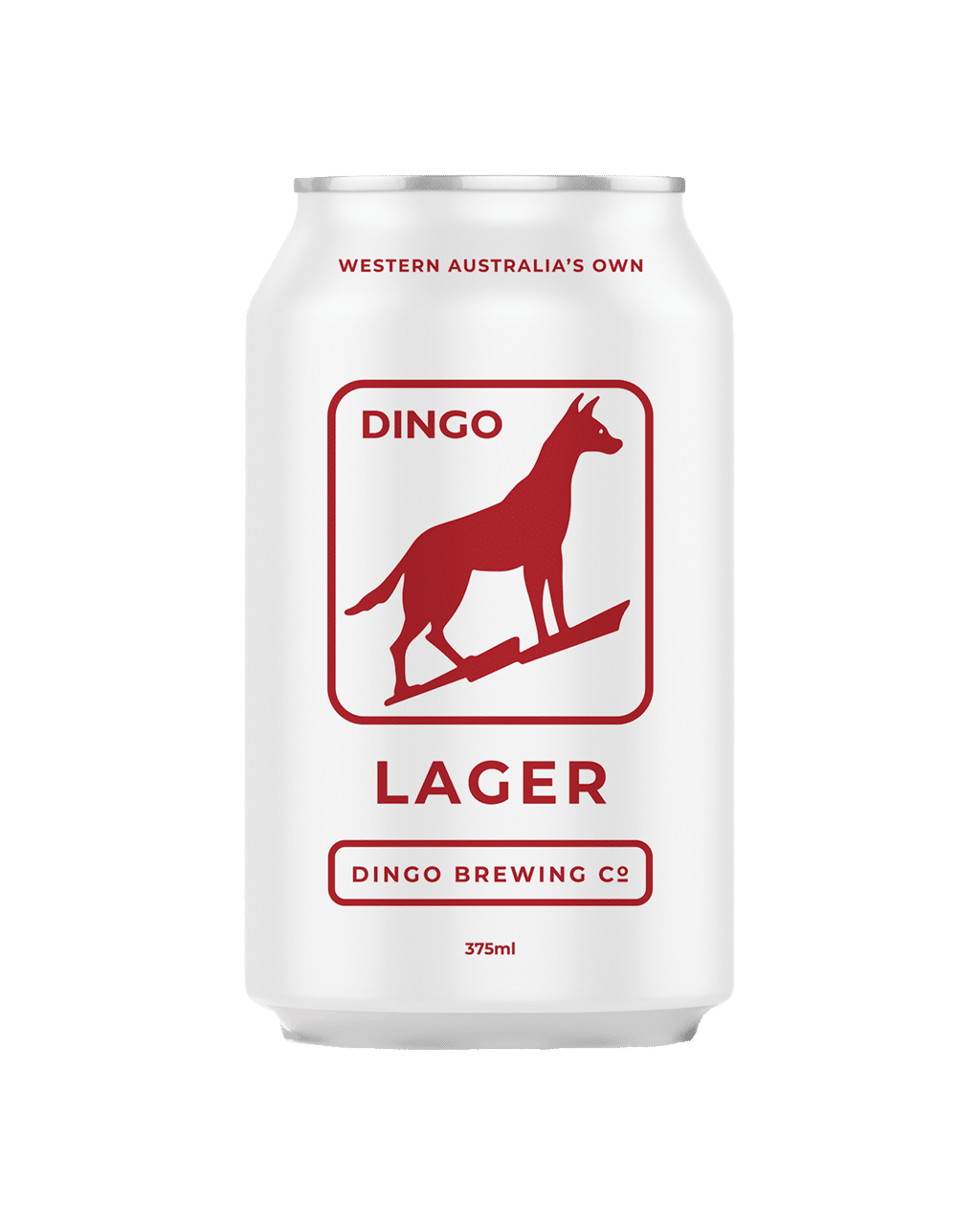 Buy Dingo Brewing Co Lager 4.5 375ml Can 24 Pack online from deVine