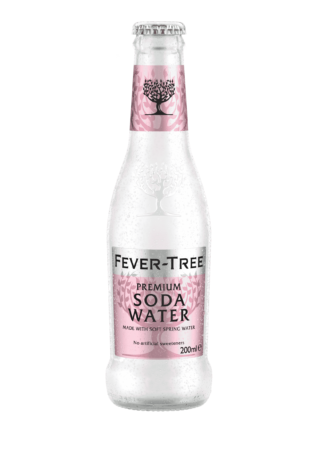 Fever Tree Premium Soda Water 200ml Bottle 24 Pack