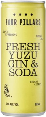 Four Pillars Yuzu Gin & Soda 250ml Can 24 Pack