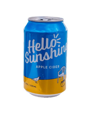 Gage Roads Hello Sunshine Cider 5% 330ml Can 24 Pack