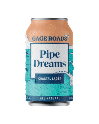 Gage Roads Pipe Dreams Coastal Lager 4.2% 330ml Can 24 Pack