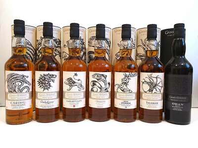 Game of Thrones Limited Edition Whisky Bundle 700ml - Set of 7 (Scotland)