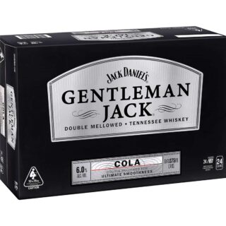 Gentleman Jack & Cola 6% 375ml Can 24 Pack