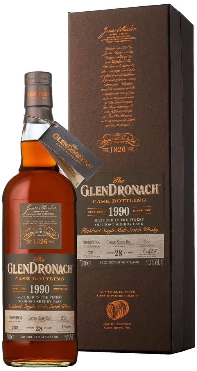 Glendronach 1990 Highland Single Malt Scotch Whisky Cask #2623 700ml
