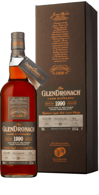 Glendronach 1990 Highland Single Malt Scotch Whisky Cask #9333 700ml