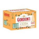Gordons Mediterranean Orange Gin & Soda 4% 330ml Bottle 24 Pack